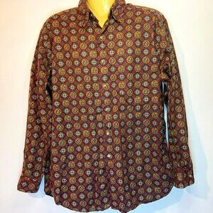 Bergdorf Goodman Men's Vintage Button Down Sport Shirt - Size Large